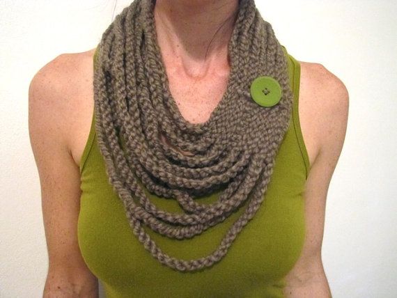 crocheted scarf/necklace