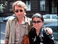 John Lennon and Yoko Ono in 1980