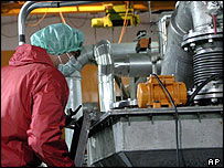 Worker at Iran's Isfahan nuclear facility