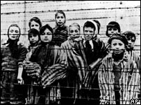 Children imprisoned in Auschwitz