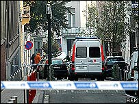 Police search premises in Brussels