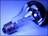Incandescent light bulb (Image: BBC)