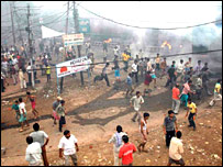 Riots in Agra (Pic: Vivek Jain)