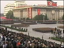 North Korean parade