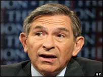 United States deputy defence secretary Paul Wolfowitz