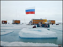 Russia's North Pole-32 meteorological research station. Picture: August 2003