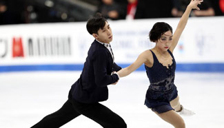 Chinese players win pairs short program at World Figure Skating Championships 2017