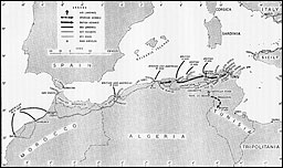 Map: Operation TORCH