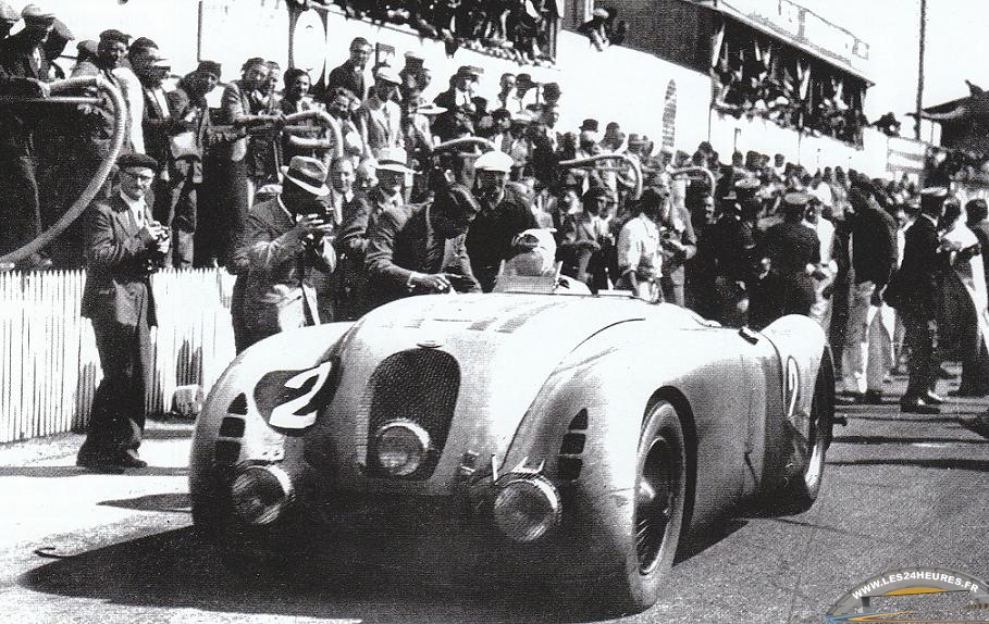 LeMans 1937 la Bugatti T57G remporte la victoire