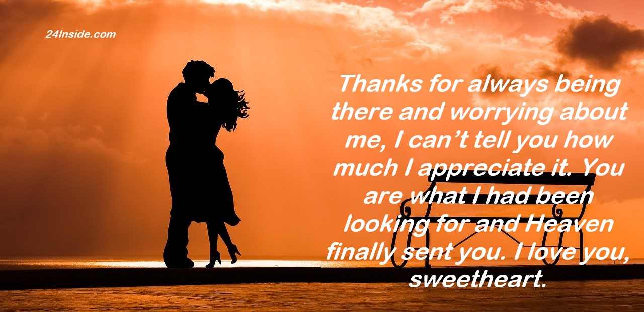 thank you message for boyfriend, sweet thank you message for boyfriend