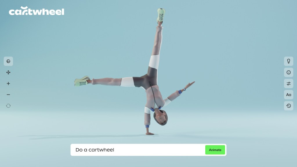 Cartwheel generates 3D animations from scratch to power up creators