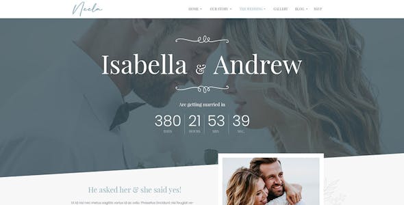 Neela - One-Page/Multi-page Wedding HTML5 Template