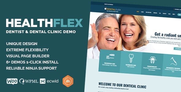 HEALTHFLEX - Doctor Medical Clinic & Health WordPress Theme