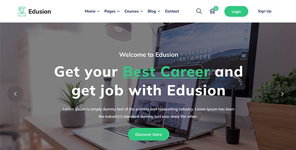 Edusion - Education LMS WordPress Theme