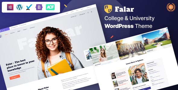 Falar - College University Elementor WordPress Theme
