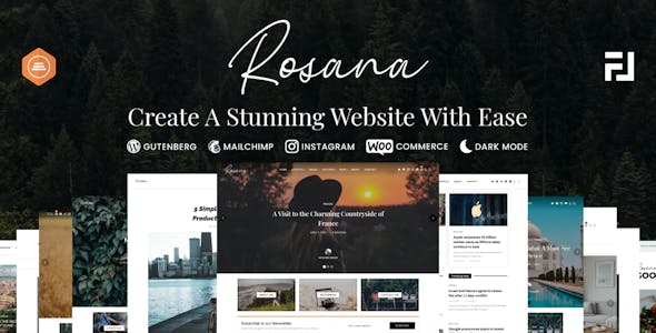 Rosana - Creative WordPress Blog/Magazine Theme