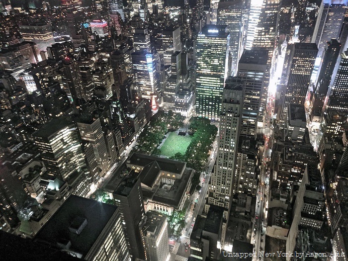 Photo of the view from the roof of One Vanderbilt