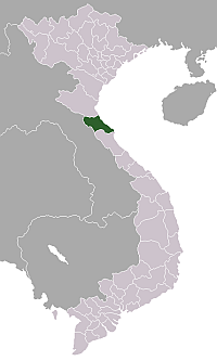 Location of Hà Tĩnh Province