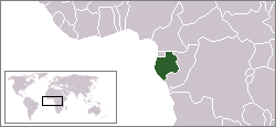 Lokasie van Gabon