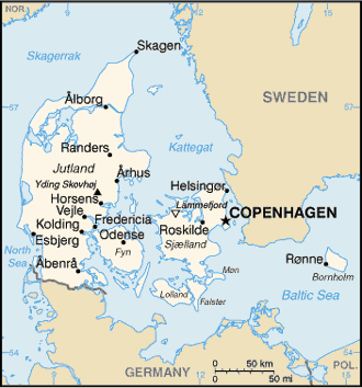 Мапа Даніі