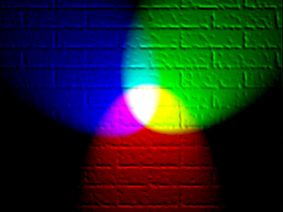 On a computer or television screen, purple colors are created by mixing red and blue light. This is called the RGB color model.