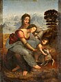 성녀 안나와 성모 마리아와 아기 예수, 레오나르도 다빈치 작품
