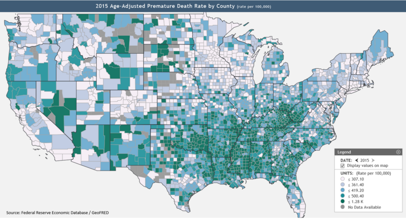 File:U.S. Mortality - Premature Death Rates by County.png