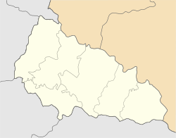 Poroshkovo is located in Zakarpattia Oblast