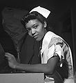 The American student nurse Miss Lydia Monroe of Ringgold, Louisiana, in 1942.
