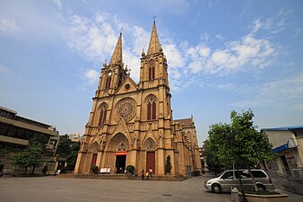 Sacred Heart Cathedral, Guangzhou, China: 1861–1888
