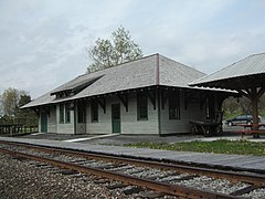 Remsen Depot. Rebuilt in 1999, on the same site and to the same plans as the original station.