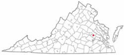 موقعیت ایست هایلند پارک، ویرجینیا در نقشه