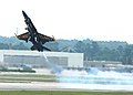 Decollo di un F/A-18 Hornet