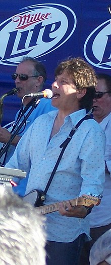 Bandiera performing with Southside Johnny and The Asbury Jukes, Lake Como, New Jersey, 2008
