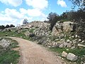 Ruins of Dayr Aban, wall