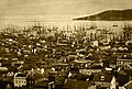 Der Hafen San Franciscos zur Zeit des kalifornischen Goldrausches