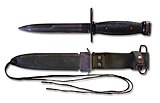M7 Bayonet and M8A1 Sheath used with the M16 rifle