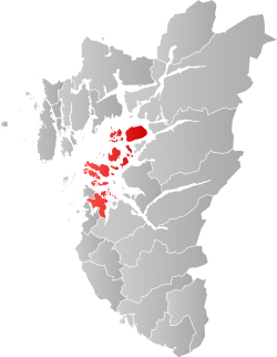 Location of Stavanger Municipality
