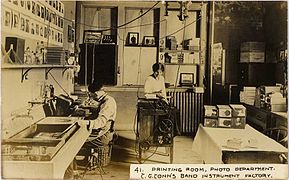 Printing room, photo department