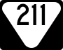 State Route 211 marker