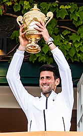 Novak Djokovic, 2023 men's singles champion.