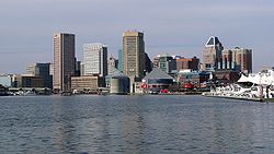 Baltimore Skyline from the Inner Harbor