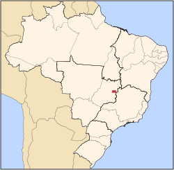 Location of Distrikti Federal i Brazilit