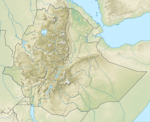 Cherta de localisazion: Etiopia