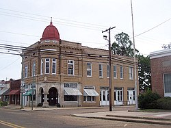 The historic Fordyce Home Accident Insurance Company building in downtown Fordyce, 2007