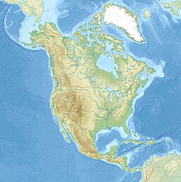 Location of Lake Superior in North America.