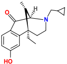 Chemical structure of ethylketocyclazocine.