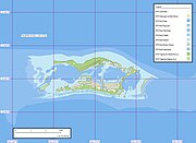 Kaart van die Palmyra-atol
