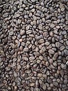 Fermented and roasted coffee seeds.