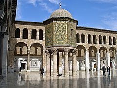 Купола Дамашчанске ризнице у Омејидској џамији